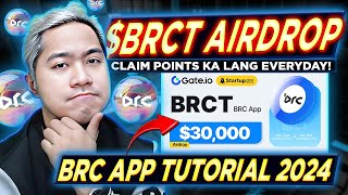 BRC APP BRCT FREE AIRDROP Tagalog Tutorial  How to Earn Crypto Airdrop 2024 Everyday [upl. by Novyak]