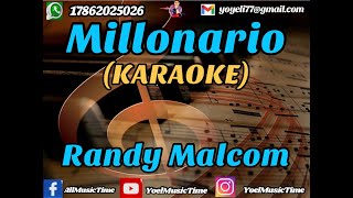 MILLONARIO Randy Malcom Karaoke Tema Original  Coros [upl. by Jacie]