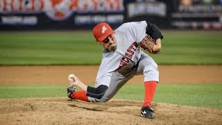 Barnstormers Shunsuke Watanabe Pitching HD [upl. by Gasparo]