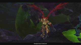 Demon Hunter Cutscene 3  BROOD QUEEN TYRANNAS REQUEST World of Warcraft [upl. by Neelav]