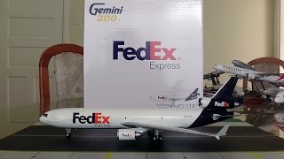 Gemini Jets 1200 FedEx MD11F Unboxing and Review [upl. by Edrahc804]