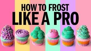 How to FROST cupcakes LIKE A PRO  The Scran Line [upl. by Darrel54]