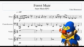 Super Mario RPG Forest Maze  Sheet Music [upl. by Amoreta]