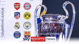 Arsenal draw Bayern Munich in Champions League Man City face Real Madrid [upl. by Cyrano977]