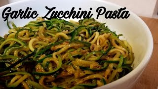 Garlic Zucchini Pasta  How to make Veggie Pasta [upl. by Enyleuqcaj]