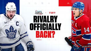 Is Maple Leafs vs Canadiens rivalry officially back [upl. by Swee80]