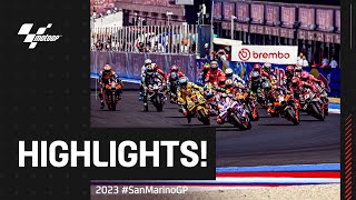 MotoGP™ Race Highlights 💪  2023 SanMarinoGP 🇸🇲 [upl. by Norej992]