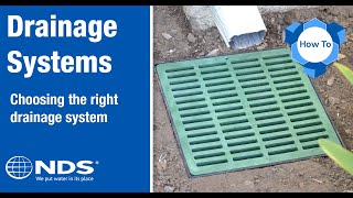 How to Choose the Right Landscape Drainage System for Stormwater Runoff  NDS Yard Drainage Systems [upl. by Iznik395]