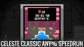 Celeste Classic PICO8 Any Speedrun in 158 IGT [upl. by Hilario]