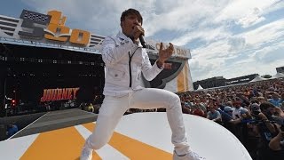 Journey quotOpen Armsquot LIVE CONCERT HD at INDY 500 Carb Day 2016 100th RUNNING HD sound Quality [upl. by Estrin450]