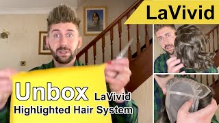 Highlighted Hair System LaVivid Hair [upl. by Enymsaj912]