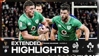 RED CARD DRAMA 😮  EXTENDED HIGHLIGHTS  FRANCE V IRELAND  2024 GUINNESS MENS SIX NATIONS RUGBY [upl. by Neivad]