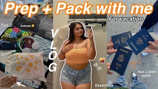 PREP amp PACK WITH ME FOR VACATION Nails Essentials Outfits  More [upl. by Eelrebmyk]