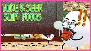 Roblox  HIDE amp SEEK WITH SLIM FOODS FAMILY IN SECRET STAYCATION [upl. by Else]