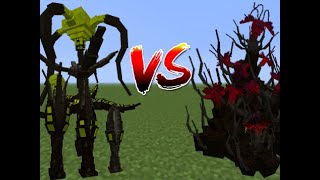 Dispatcher vs beckon  Minecraft Scape and Run Parasites mob battle [upl. by Kaitlin336]