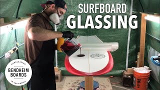 Surfboard Glassing Polyester Resin Fish [upl. by Jardena60]