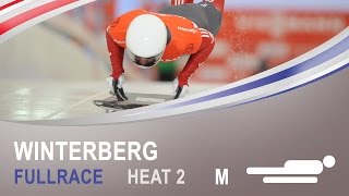 Winterberg  Mens Skeleton Heat 2 World Championships 2015  FIBT Official [upl. by Milan]