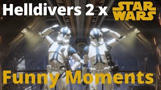 WE TURNED HELLDIVERS 2 INTO A STAR WARS GAME Funny Moments [upl. by Rodman]