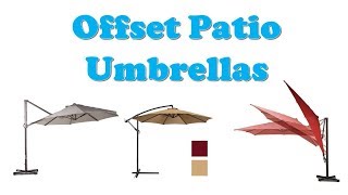 10 Offset Patio Umbrella Amazon [upl. by Menendez504]