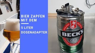 Bier zapfen  5 Liter Dosenadapter  Ultratap [upl. by Anauqahc]