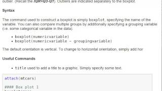 Boxplots  R Programming for Beginners [upl. by Libnah725]