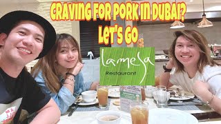 PORK CRAVE SATISFIED  LAMESA RESTAURANT DUBAI ASIANA HOTEL LOVE YHANiE [upl. by Reggi303]