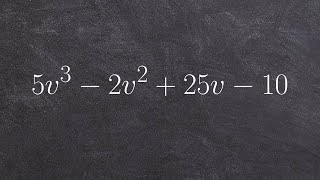 How to Factor by grouping  Factor by grouping  Factoring a polynomial [upl. by Ayhtnic855]