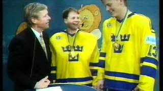 IshockeyVM 19910504 SverigeSovjet SWEURS 21 SVT DEL 4 [upl. by Rennob]