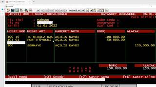 datasoft muhasebe [upl. by Lebasiram]
