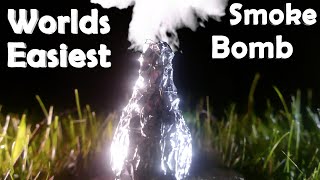 The Easiest Way To Make a Smoke Bomb Ever  Cool Spy Device [upl. by Tiler]