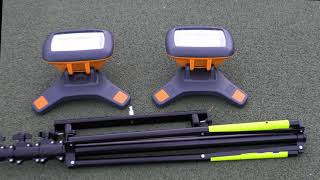 Galaxy Pro Sport Kit  Rechargeable Portable Sports Twin Light Kit [upl. by Sprung]