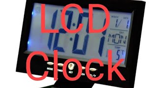 ranchosahani voice control back light LCD clock [upl. by Odella]