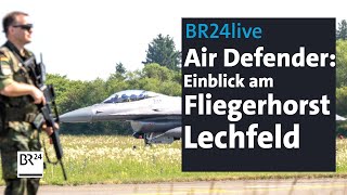 BR24live NATOManöver quotAir Defender 23quot – Luftübung über Schwaben  BR24 [upl. by Eerak]