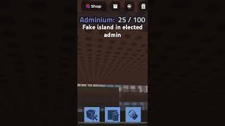 Fake island in elected admin roblox gaming [upl. by Devitt]