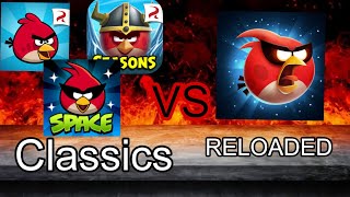 Old Angry birds vs Angry Birds Reloaded [upl. by Bussy5]