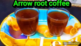 Healthy arrowroot coffeeEvening drinksarrowroot recipeகூவைகிழங்கு healthy drinkshorts [upl. by Netsua824]