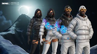 Fortnite x Moncler Skins und Trailer Fortnite MonclerKlassikerSet [upl. by Fisher]