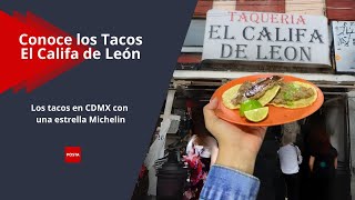 Conoce los tacos en CDMX con una estrella Michelin [upl. by Ahsiuqet]