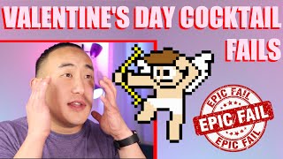 Valentines Day Cocktails  BARTENDER REACTS [upl. by Pitchford]