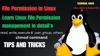 File Permissions in Linux system  Linux OS Permission management in details  Linux Tutorial [upl. by Desma247]