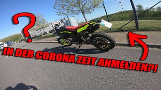 MOTORRAD WÄREND CORONA ZULASSEN ☆ TYP WILL MICH ABWERFEN [upl. by Naahsar]