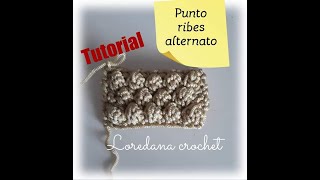 PUNTO RIBES ALTERNATO ALLUNCINETTOPUNTO NOCCIOLINA VARIANTE BLACKBERRY STITCH [upl. by Enyaj]