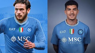 Nuova maglia NAPOLI con lo SCUDETTO la presentazione [upl. by Ariay135]