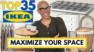 35 Genius Small Space Essentials from IKEA in 2024 Studio Small Space and Apartment Friendly [upl. by Dearden]