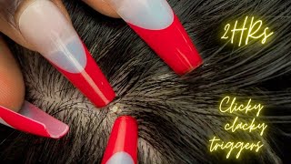 ASMR  2HRs Intense Nitpicking amp Deep Scalp Scratching Triggers  ALLZOOMED [upl. by Salchunas]