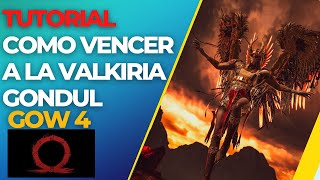 TUTORIAL de como DERROTAR a la Valkiria GONDUL Muspelheim en GOD OF WAR 4  LUPINAGUS [upl. by Tudela]