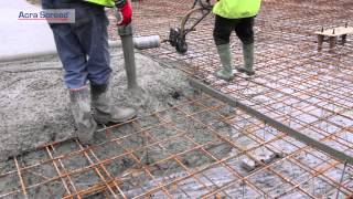 Concrete screed rail system  Acra Screed [upl. by Jonis]