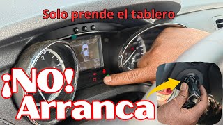 Mi carro no enciende pero si prende el tablero  Mi carro no da estarte [upl. by Ilana]