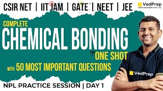 Chemical Bonding  CSIR NET JUNE 2024 Chemistry NPL Practice Session Part1 VedPrep Chem Academy [upl. by Jacobsohn]