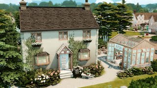 Sunshine cafe amp Flower shop  The Sims 4  no cc  stop motion [upl. by Teyut638]